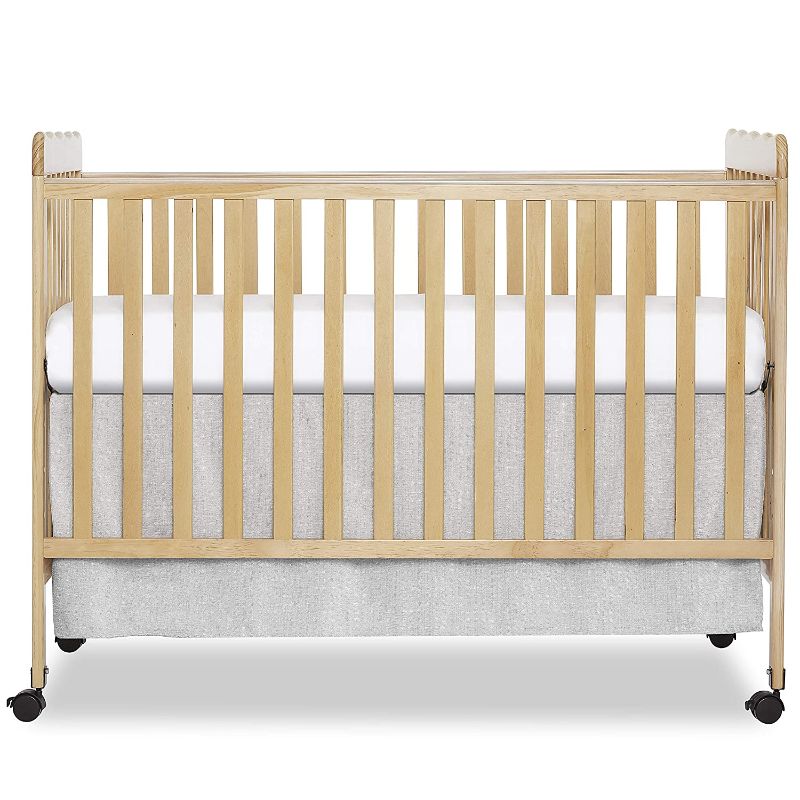 Photo 1 of Dream On Me Carson Classic 3-in-1 Convertible Crib in Natural, Greenguard Gold Certified, Full, 54x31x40 Inch (Pack of 1)