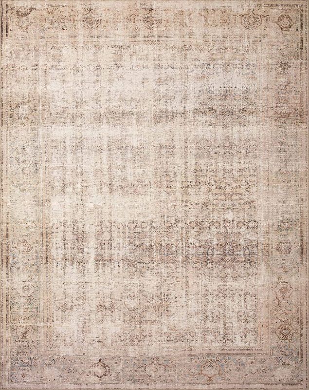 Photo 1 of Amber Lewis x Loloi Georgie Collection GER-02 Ocean / Sand 8'4" x 11'6" Area Rug
