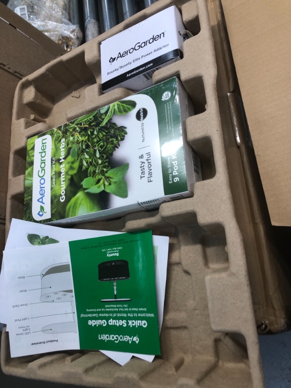 Photo 4 of AeroGarden Bounty - Indoor Garden with LED Grow Light, WiFi and Alexa Compatible, Black
