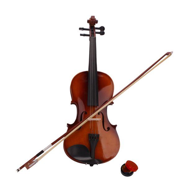 Photo 1 of 1/4 Violin Set, 1/4 Size Fiddle for Kids Beginners Students, Solid Wood Violin with Hard Case, Rosin and Bow
BROKEN.