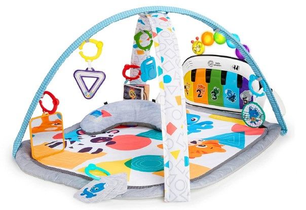 Photo 1 of Baby Einstein 4-in-1 Kickin' Tunes Music and Language Play Gym and Piano Tummy Time Activity Mat
