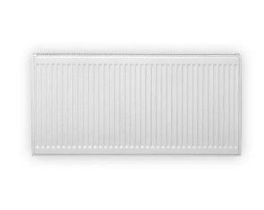 Photo 1 of 20 in. H x 16 in. L Hot Water Panel Radiator Package in White
