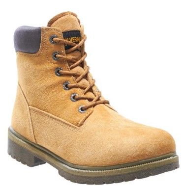 Photo 1 of Wolverine - Men's Gold Size 8.5(M) Gold Waterproof 6 in. Work Boots - Soft Toe