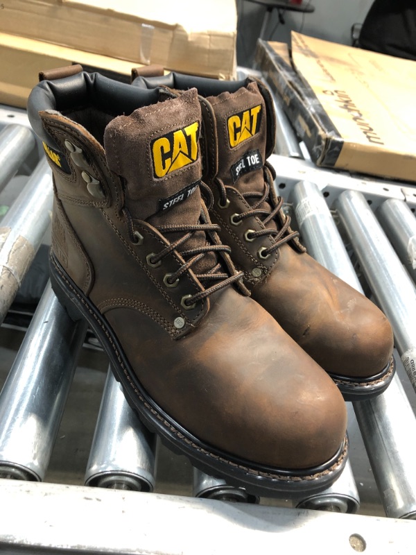 Photo 2 of "CAT Footwear Second Shift Steel Toe - Dark Brown 10.5(W) Second Shift Steel Toe Mens Work Boot"
