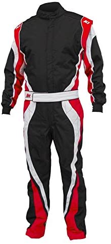 Photo 1 of K1 Race Gear Speed 1 CIK/FIA Level 2 Approved Kart Racing Suit (Red/White/Black, Large)
adult large for 5'10" male
