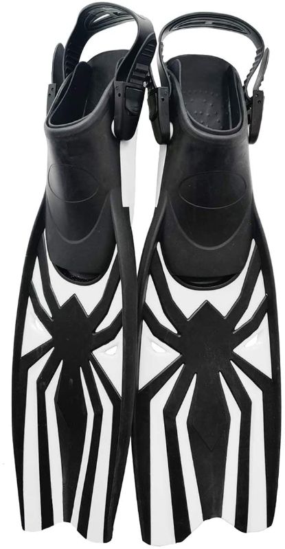 Photo 1 of Kesida Diving Flippers Scuba Fins Available for Men & Women Snorkel Flippers with Open Heels Long Swimming Fins with Adjustable Straps for Adults M/L men 7-10 US women 8-11