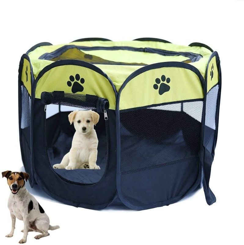 Photo 1 of (stock photo for reference only not exact item (different color ))
Horing Pop Up Tent Pet Playpen Carrier Dog Cat Puppies Portable Foldable Durable Paw Kennel