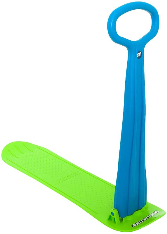 Photo 1 of Airhead Scoot Youth Snow Scooter, Blue/Green, 38 x 8.5 x 32 in.