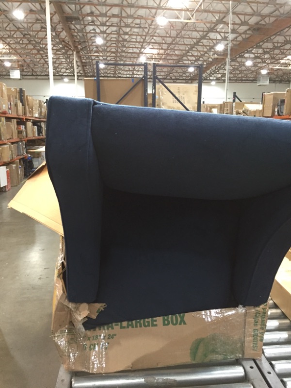 Photo 2 of (stock photo for reference only not exact item)
NAVY VELVET SIDE CHAIR