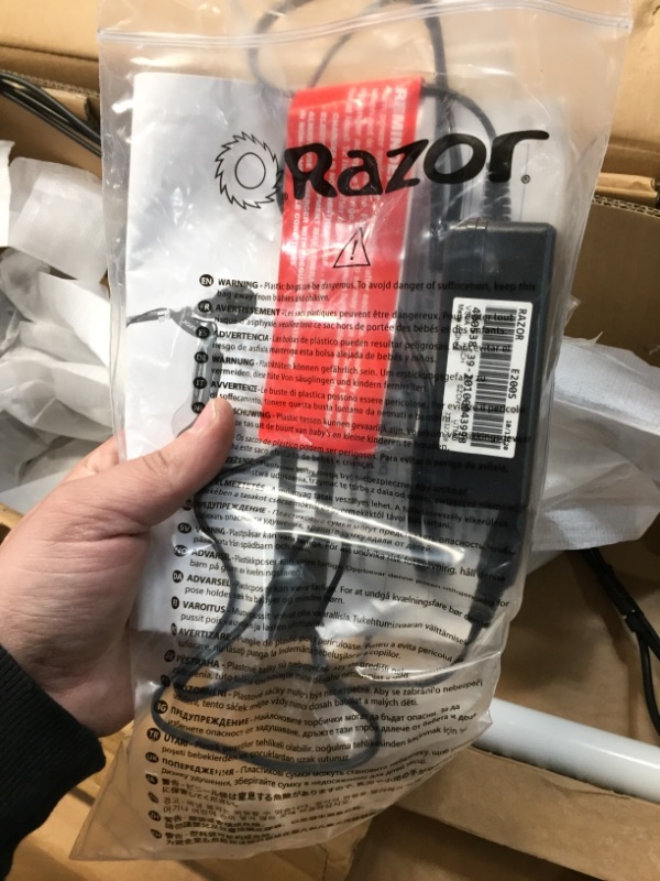 Photo 5 of ***PARTS ONLY*** Razor E200 Electric Scooter - 8" Air-Filled Tires, 200-Watt Motor, Up to 12 mph and 40 min of Ride Time