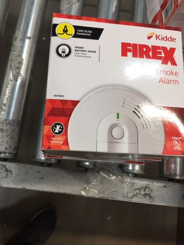 Photo 3 of  3 ITEMS Kidde Firex Smoke Detector, Hardwired with Battery Backup & Front-Load Battery Door, Smoke Alarm ($17 X 3)