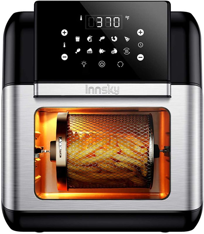 Photo 1 of Innsky 10.6 Quart Air Fryer Oven with Rotisserie & Dehydrator