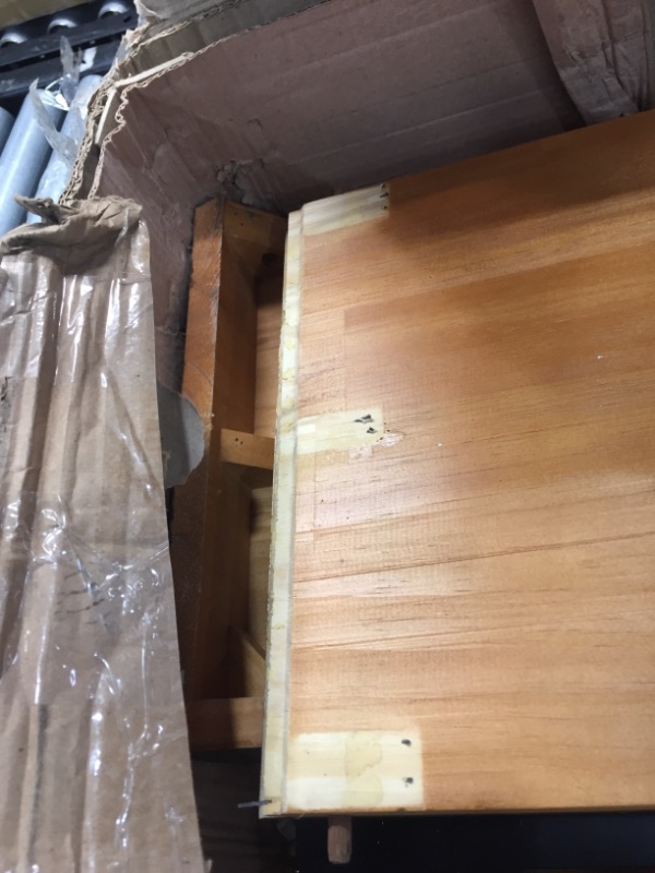 Photo 1 of 72 Rustic Solid Wood Dining Table - Mahogany PARTS ONLY NO HARDWARE 