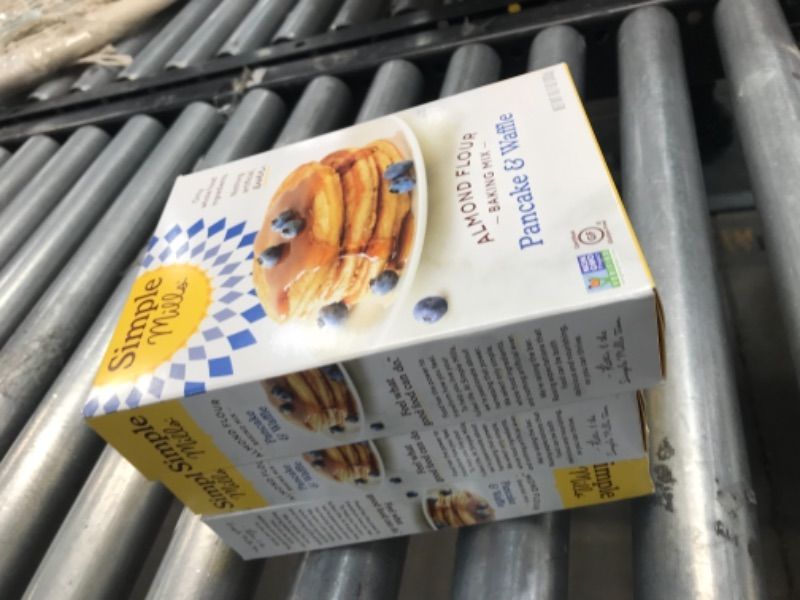 Photo 1 of pack of 3 Simple Mills Almond Flour Pancake Mix & Waffle Mix, Gluten Free, Made with whole foods, (Packaging May Vary)
