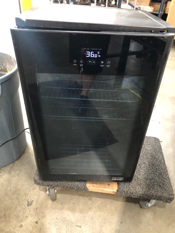 Photo 2 of ***PARTS ONLY*** NewAir Beer Froster Refrigerator and Cooler with Glass Door, 125 Can Capacity Freestanding Beer Fridge in Black - Cool to 23 F With Beer and Beverages Frosty In 1 Hour
