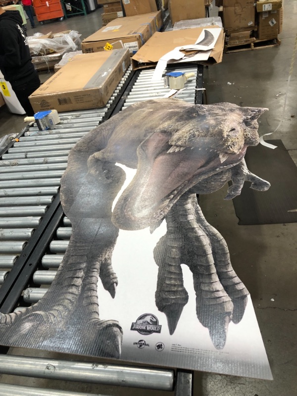 Photo 2 of Advanced Graphics T-Rex Life Size Cardboard Cutout Standup - Jurassic World (2015 Film)
