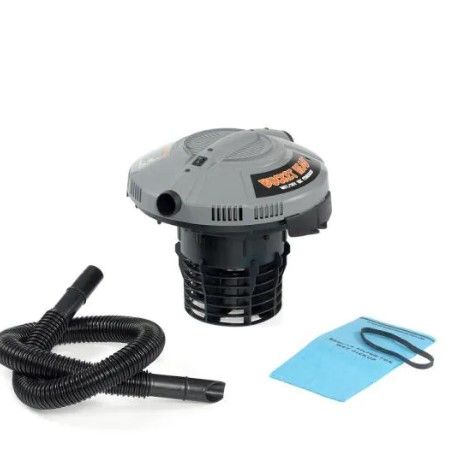 Photo 1 of 5 Gal. 1.75-Peak HP Wet/Dry Shop Vacuum Powerhead with Filter Bag and Hose (compatible with 5 Gal. Homer Bucket)
