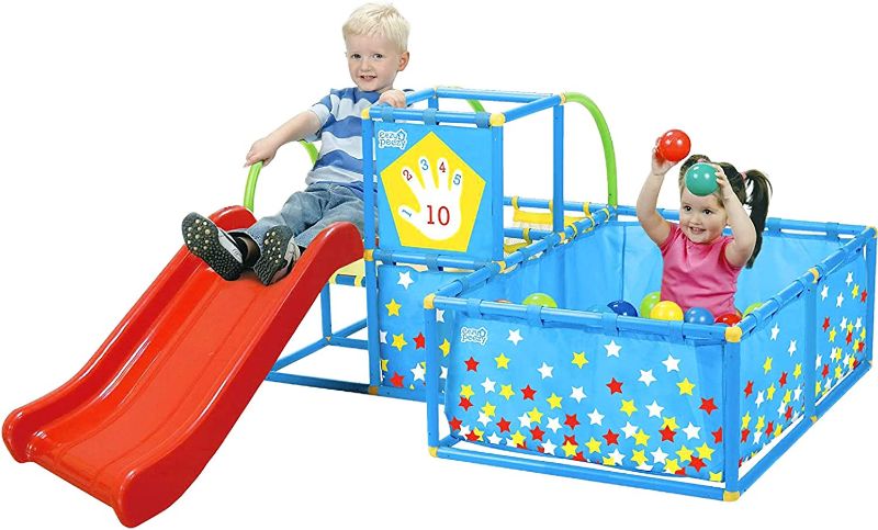 Photo 1 of Eezy Peezy Active Play 3 in 1 Jungle Gym PlaySet – Includes Slide