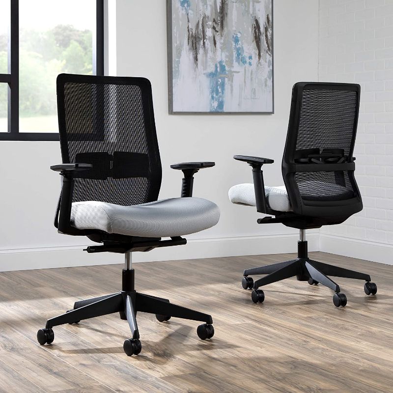 Photo 1 of HON Basyx Biometryx Commercial-Grade Task Chair, Grey
