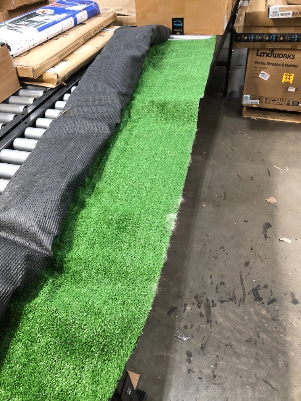 Photo 3 of  Artificial Grass Synthetic Turf 9FTx12FT - Outdoor/Indoor Fake Grass Rug-Realistic Astroturf for Dogs-Custom Size Provided
