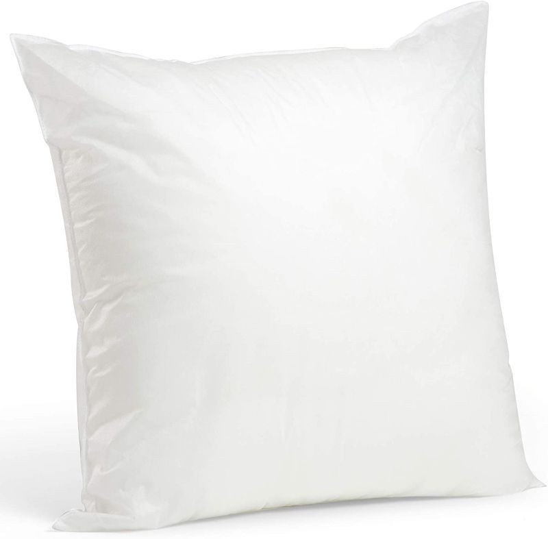 Photo 1 of  Premium Hypoallergenic European Sleep Pillow Insert Euro Sham Square Form Polyester