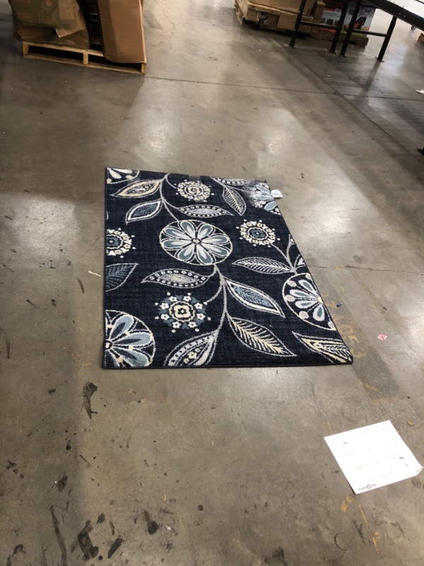 Photo 1 of 3 x 5 navy blue area rug 