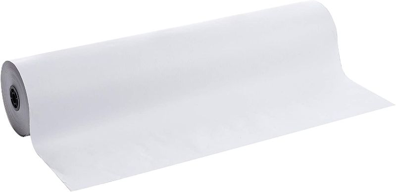 Photo 1 of School Smart Butcher Kraft Paper Roll, 40 lbs, 36 Inches x 1000 Feet, White