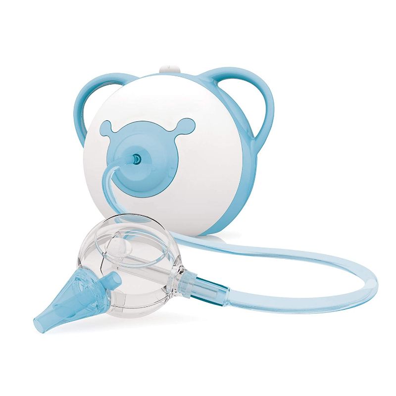 Photo 1 of Nosiboo Pro Baby Electric Nasal Aspirator/Nose Sucker - 110V Nose Cleaner - Adjustable Nose Suction Power (Blue)


//tested, powers on//previously opened