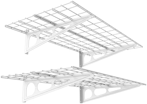 Photo 1 of 48in white floating storage rack STOCK PHOTO IS SIMILAR *ONE ONLY*
