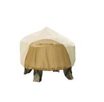 Photo 1 of 30 in. Round Outdoor Patio Fire Pit Cover
