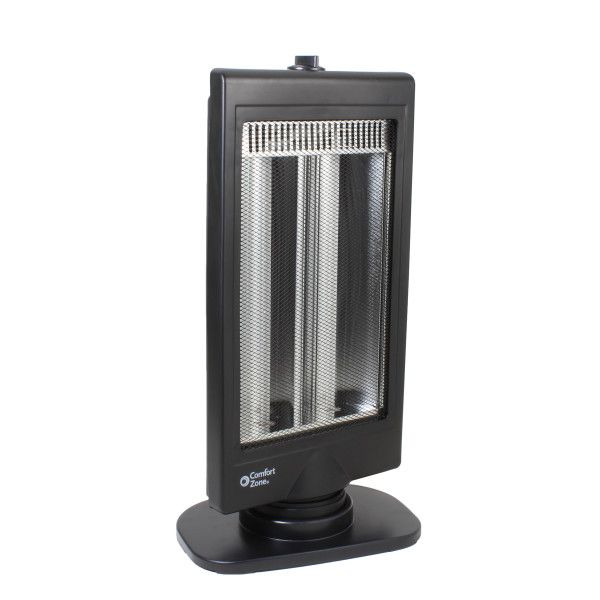 Photo 1 of ****ONE SIDE DEFECTIVE**** Comfort Zone Portable Slimline Electric Halogen Radiant Oscillating Space Heater
