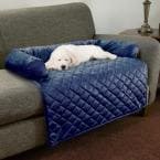 Photo 1 of 35 in. x 35 in. Blue Furniture Protector with Memory Foam
