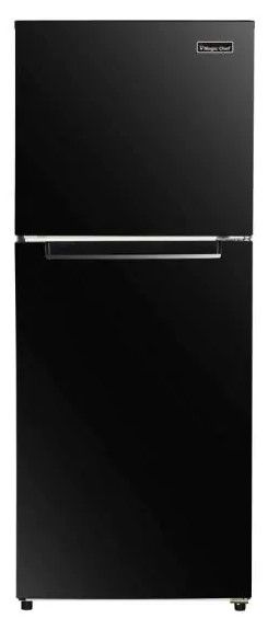 Photo 1 of 10.1 cu. ft. Top Freezer Refrigerator in Black
