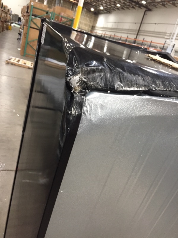 Photo 1 of 10.1 cu. ft. Top Freezer Refrigerator in Black
