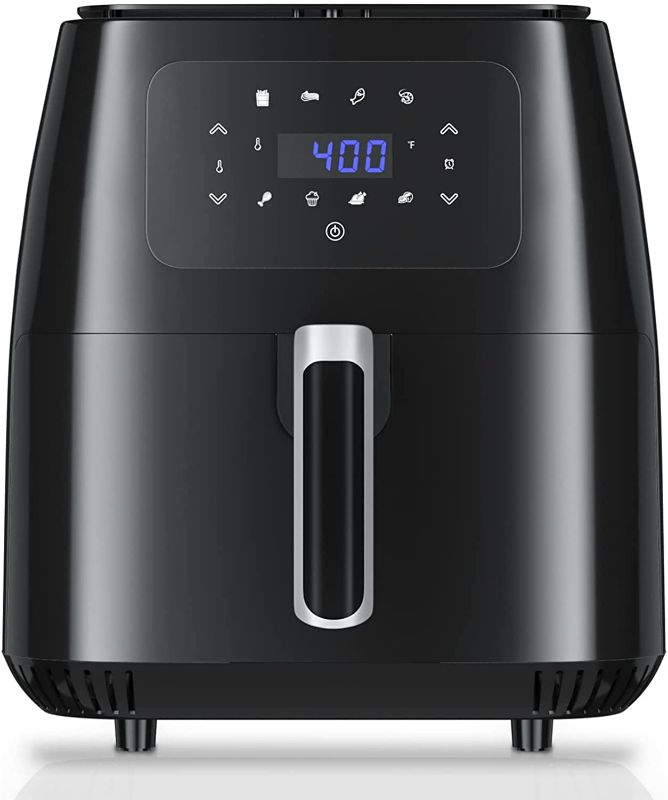 Photo 1 of ****PARTS ONLY****CateVoice Air Fryer 6.3 QT, Hot Air Fryer Oven with LED Digital Touchscreen, 1700-Watt Oil-less Healthy Cooker for Rapid Evenly Heating, 8 Cooking Presets, Nonstick Detachable Basket
