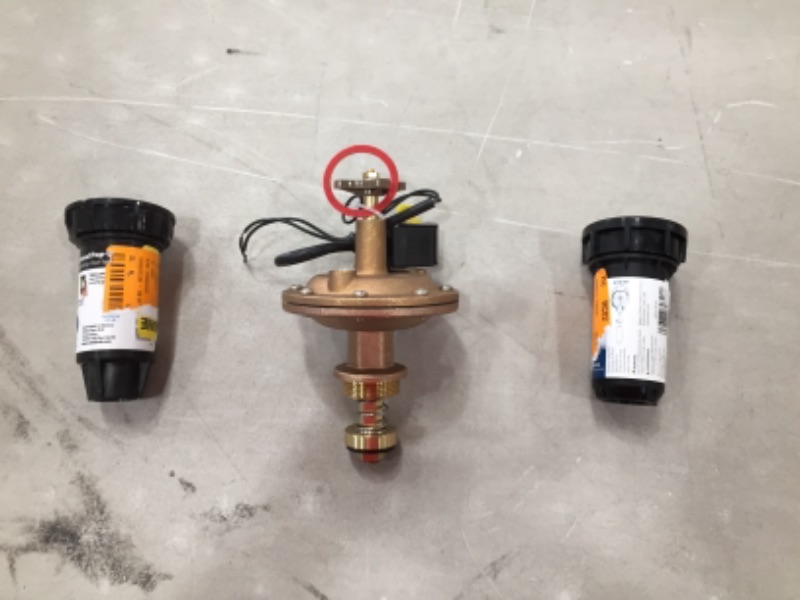 Photo 2 of 3/4 in. Brass Auto Converter Valve AND TWO SPRINKLER HEADS