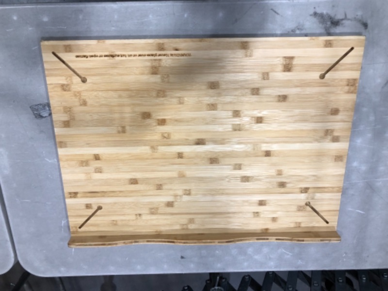 Photo 1 of 21.5x 29.5 in SLOPED bamboo cutting board