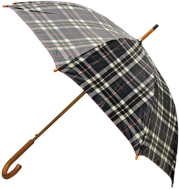 Photo 1 of Rainbrella Classic Auto Open Umbrella with Real Wooden Hook Handle