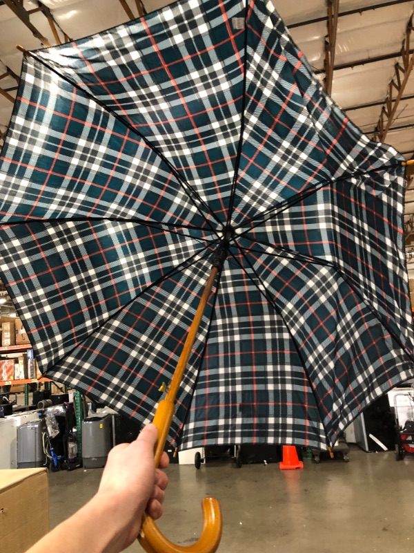 Photo 2 of Rainbrella Classic Auto Open Umbrella with Real Wooden Hook Handle