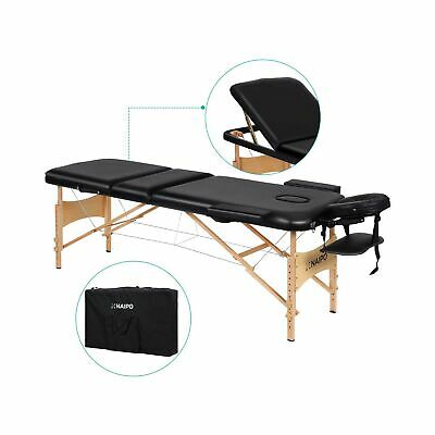 Photo 1 of (TORN MATERIAL) 
Naipo Portable Massage Table Professional Adjustable Folding Bed 