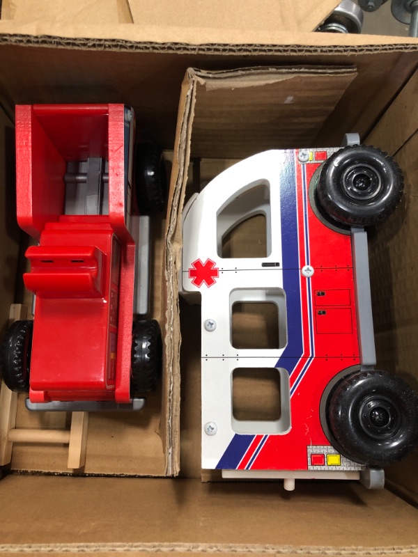 Photo 3 of (previously attempted assembly) 
KidKraft Deluxe Wooden Fire Rescue Play Set