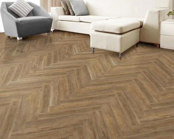 Photo 1 of (72 planks) Lifeproof Blue Ridge Oak 4.72 in. W x 28.35 in. L Herringbone Luxury Vinyl Plank Flooring (22.31 sq. ft. / case)