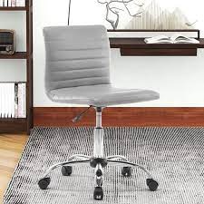 Photo 1 of Yoyomax Task Chair with Swivel & Adjustable Back, 250 lb. Capacity, Grey