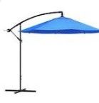 Photo 1 of 10FT PATIO OFFSET UMBRELLA BLUE
64.6X11.0X5.5 INCHES