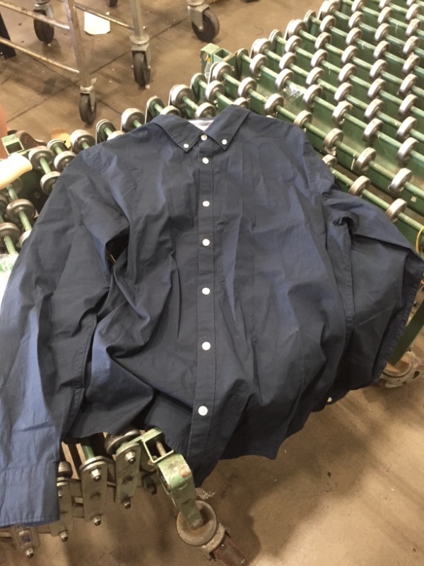 Photo 2 of Large Penguin Dark Blue Button Up Shirt 