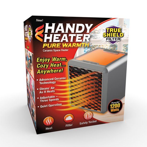 Photo 1 of Handy Heater Pure Warmth

//TESTED AND NONFUNCTIONAL, PARTS ONLY
