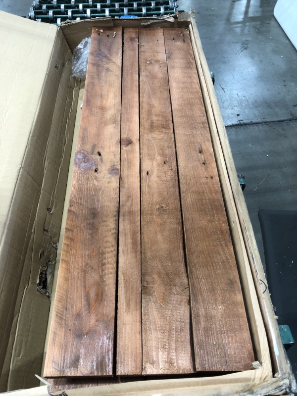 Photo 2 of Amazon Basics Recycled Wood Rectangular Garden Planter - 37” x 13” x 15”


//MINOR DAMAGE ON EDGE AND ONE BOARD CAME UP 