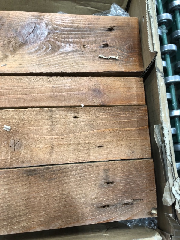 Photo 5 of Amazon Basics Recycled Wood Rectangular Garden Planter - 37” x 13” x 15”


//MINOR DAMAGE ON EDGE AND ONE BOARD CAME UP 