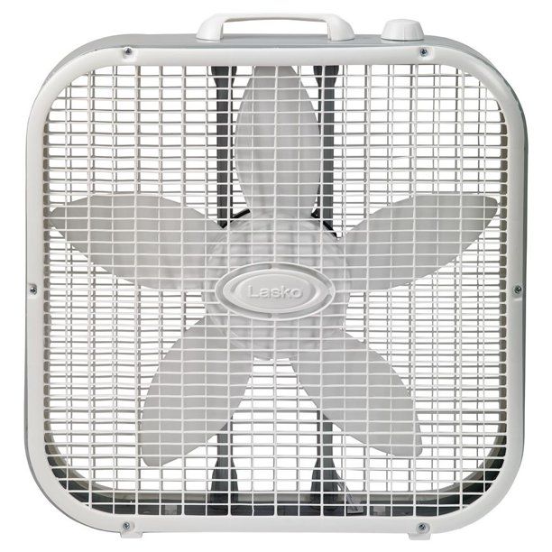 Photo 1 of Lasko Electric Fan 20 in. 3 Quiet Speeds 2500 CFM Ample Cooling Power Corded Indoor Portable Box Floor Air Cooler White B20201

//TESTED AND FUNCTIONAL