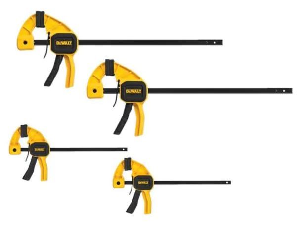 Photo 1 of *Missing handles to tighten clamp*
DEWALT Trigger Clamp Set (4-Piece)